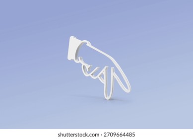 the frame features hands forming a specific letter of the manual alphabet or a lexical sign