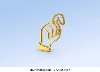 the frame features hands forming a specific letter of the manual alphabet or a lexical sign