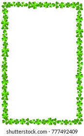 Frame Made Out Of Clover/ Shamrock