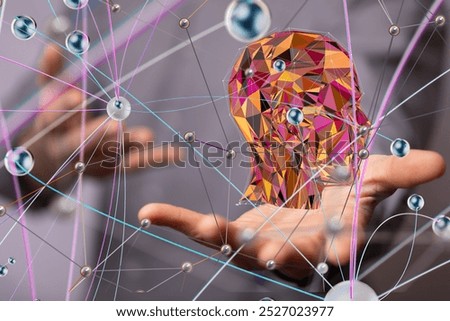 Frame of Mind series. Composition of human face 
