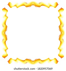 Frame On White Background Border Design Stock Illustration 1820957069 