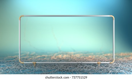 The frame is rounded