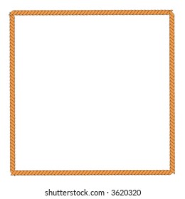 Framework made of the braided cord
