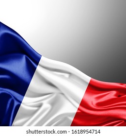 France flag silk and