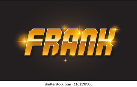 120 Frank Name Text Images, Stock Photos & Vectors 