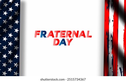  Fraternal Day in the United States , vektor background - Powered by Shutterstock