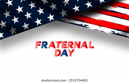  Fraternal Day in the United States , vektor background - Powered by Shutterstock