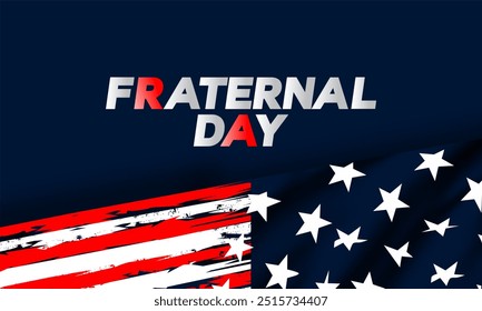  Fraternal Day in the United States , vektor background - Powered by Shutterstock