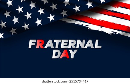  Fraternal Day in the United States , vektor background - Powered by Shutterstock