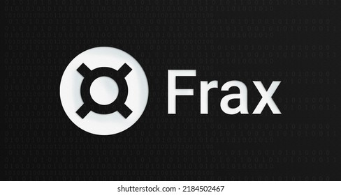 Frax (FRAX) Crypto Currency HD Banner, Wallpaper And Background Illustration 