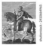 Frederick III of Habsburg on horseback, Crispijn van de Passe (I), 1604 Frederick III of Habsburg, German Emperor, on horseback.