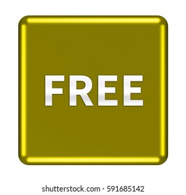 free button isolated
