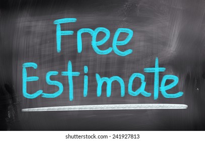 Free Estimate Concept