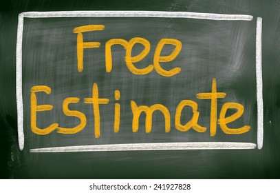 Free Estimate Concept