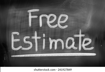 Free Estimate Concept