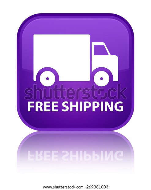 Free shipping purple square
button