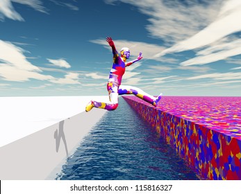 Freedom Computer generated 3D illustration