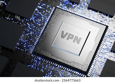 Freedom of speech with VPN. VPN network security, internet privacy encryption concept.  Virtual private network. Protection from government censorship with VPN. 3D rendering.