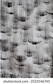 Freehand brush texture pattern on white background.