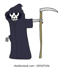 Freehand Drawn Cartoon Death Stock Illustration 359107196 | Shutterstock