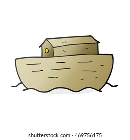 Freehand Drawn Cartoon Noahs Ark Stock Illustration 469756175 ...