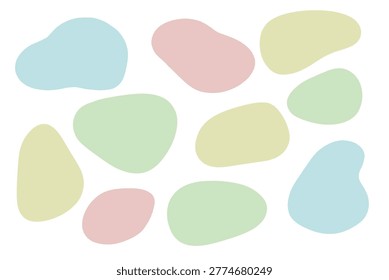 Free-style speech bubbles and backgrounds