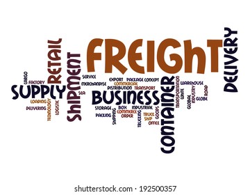 Freight word cloud