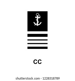  French Cv Military Ranks Insignia Glyph Stock Illustration 1228317754