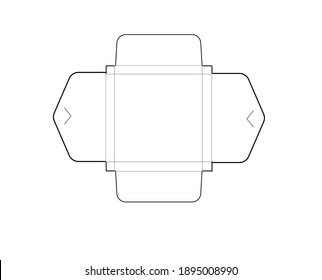 French Fries Box Layout Design Stock Illustration 1895008990 | Shutterstock