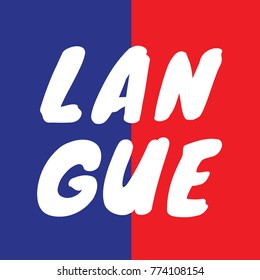 french language illustration