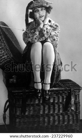 Similar – Image, Stock Photo Lost in thought Woman Sofa