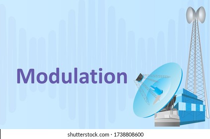 Frequency Modulation With Tower And Antenna