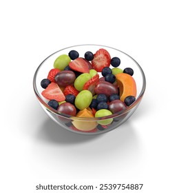 Fresh and Colorful Fruit Salad with Assorted Fruits for Healthy Eating. - Powered by Shutterstock