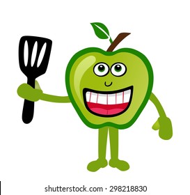 fresh green apple and cooking - Powered by Shutterstock