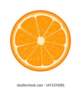 Orange Slice Stok Illustrasyonlar Gorseller Ve Vektorler