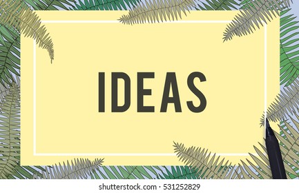 Fresh Ideas Design Be Creative Inspiration Concept