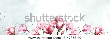 Similar – Beautiful pink flower frame