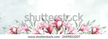 Similar – Beautiful pink flower frame