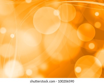 Fresh Orange Background Illustration