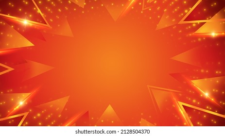 Fresh Orange golden Red Triangle Polygonal Royal Awards Graphics Background Sparkle Elegant Shine Modern Glitter Template Luxury Premium Corporate Abstract Design Template Banner Certificate Dynamic  - Powered by Shutterstock