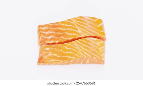 Fresh Packaged Salmon Fillets | Ideal for Seafood Lovers, Healthy Meals, and Gourmet Cooking | Convenient and Ready-to-Serve Option - Powered by Shutterstock