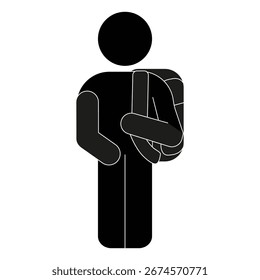 Freshman pixel perfect linear icon. Ninth grade student. High school pupil with rucksack. Thin line customizable illustration. Contour symbol. Vector isolated outline drawing. Editable stroke