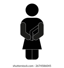 Freshman pixel perfect linear icon. Ninth grade student. High school pupil with rucksack. Thin line customizable illustration. Contour symbol. Vector isolated outline drawing. Editable stroke