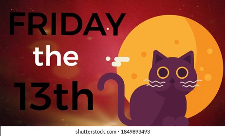 Friday The 13th Day Cat Bad Luck Superstition 