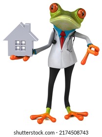 Frog Doctor - 3D Illustration