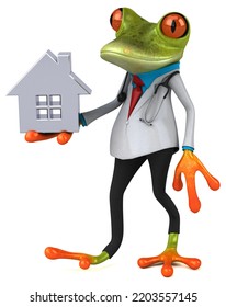 Frog Doctor - 3D Illustration