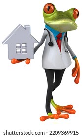 Frog Doctor - 3D Illustration