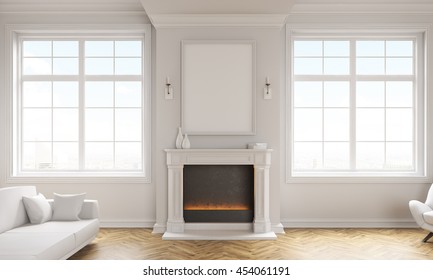Imagenes Fotos De Stock Y Vectores Sobre Picture Frame Fireplace