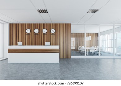 135 Luxury office front view reception mockup Images, Stock Photos ...