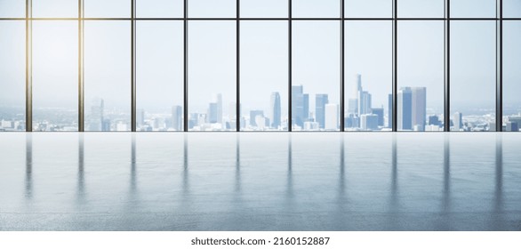 Front View On Empty Space City Stock Illustration 2160152887 | Shutterstock